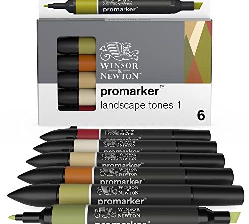 Winsor & Newton Promarker Set 6 Tons De Paysage 1