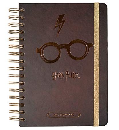 Erik® Bullet Journal Pointillé Harry Potter | Carnet de Notes A5 | Notebook | Bullet Agenda | Carnet Spirale