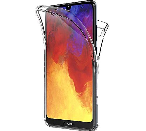AICEK Coque Compatible Huawei Y6 Pro 2019, 360°Full Body Transparente Silicone Coque pour Huawei Y6 Pro 2019 Housse Silicone Etui Case (6,09 Pouces)