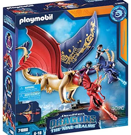 Playmobil 71080 Dragons Nine Realms: WuWei & Jun- Dragons Nine Realms - Aventure héros