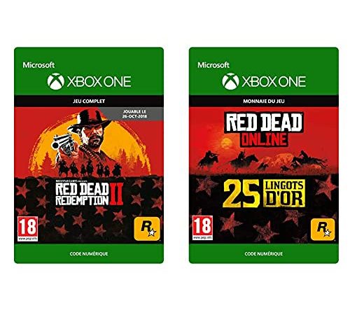 Red Dead Redemption 2: | Xbox One - Code jeu à télécharger & Red Dead Redemption 2: 25 Gold Bars