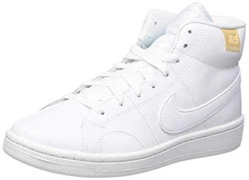Nike Court Royale 2 Mid, Women's Shoe Femme, White/White, 39 EU