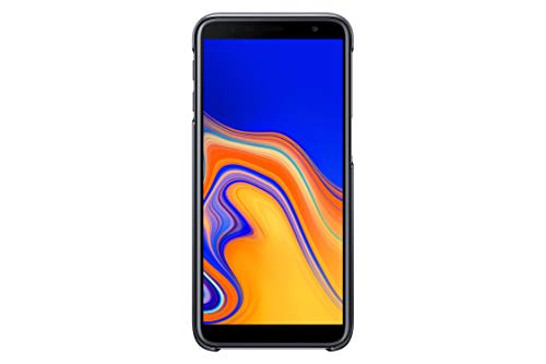 Samsung Coque Rigide pour Galaxy J6+ Noir/Transparente