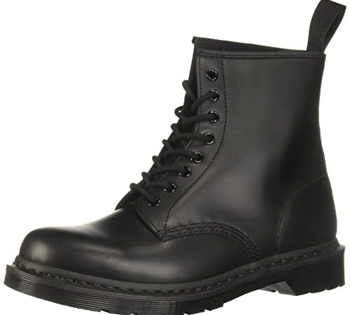 Dr Martens Monochrome 1460, Boots mixte adulte - Noir-V.6, 36 EU (3 UK)