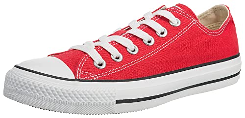 Converse Mixte Chuck Taylor All Star Season Baskets Basses, Rouge, 41.5 EU