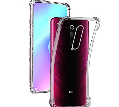 Coque Anti-Shock pour XIAOMI REDMI K20 Pro - REDMI K20 - MI 9T - MI 9T Pro - MI9T, TPU Transparent en Silicone Antichoc