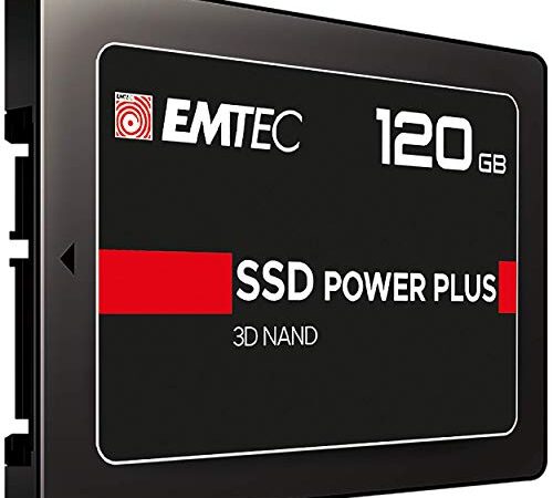 Emtec ECSSD120GX150 - Disque SSDInterne - 2.5'' - SATA - Collection X150 Power Plus - 3D NAND - 120 GB