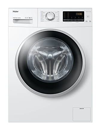 Haier HW010CP1439NFR - Lave-linge hublot - 10 kg - 1400 tr/min - Classe A - Blanc