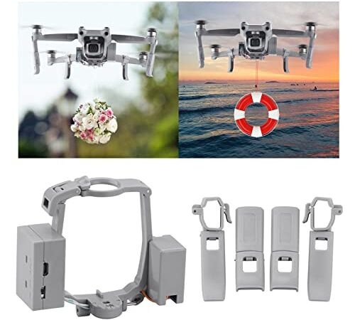 iEago RC Mavic Air 2S Drone Airdrop Système Largage avec Train d'atterrissage, Lanceur Airdropper Clip Dispositif Transport pour DJI Mavic Air 2 / Air 2S Accessoires Mariage pêche appât Sauvetage