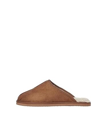 Jack & Jones Homme JFWDUDELY Microfiber Slipper Almond Mule, 43 EU