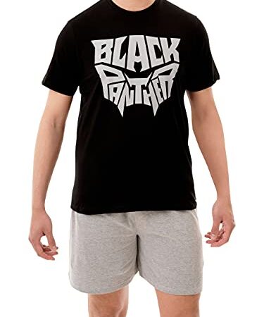 Marvel Black Panther - Ensemble De Pyjamas - Homme - Noir - Large