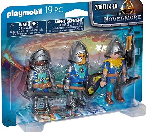 Playmobil 70671 3 Chevaliers Novelmore - Novelmore- Novelmore - Chevaliers Personnages