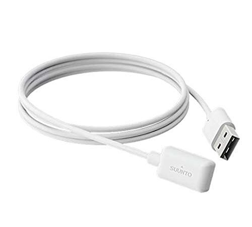 Suunto, Câble USB Magnétique, Pour Montres Suunto Spartan Sport et Spartan Ultra, Longueur: 115 cm, Blanc, SS023087000