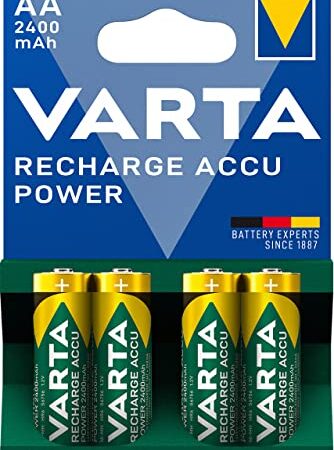 Varta Piles rechargeable Accu Ready2Use AA Ni-Mh (4-Pack, 2400mAh)