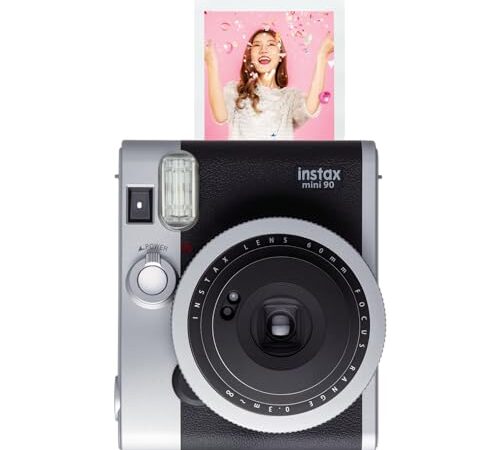 Fujifilm instax - Mini 90 Neo Classic - Appareil Photo à Impression Instantanée - Noir