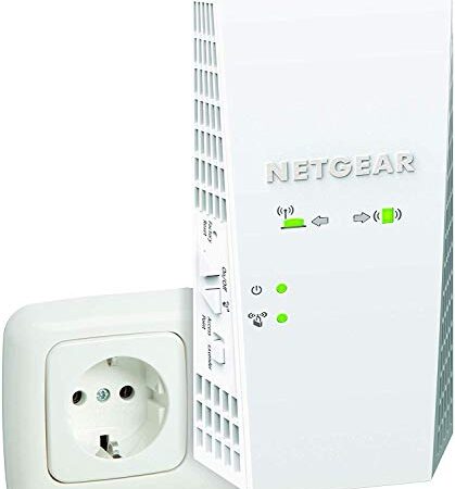 NETGEAR Répéteur WiFi Mesh (EX6250), Amplificateur WiFi AC1750, Repeteur WiFi puissant couvre jusqu'à 130m², WiFi Extender compatible toutes Box Internet, WiFi Booster avec 1 seul nom de réseau unique